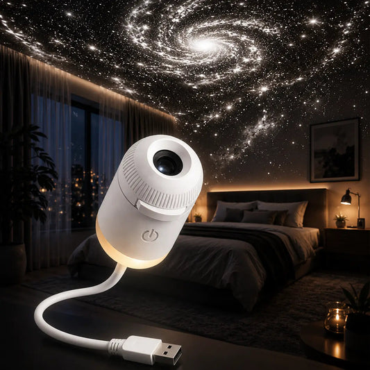SnapNest AstroGlow™ 360° Galaxy Projector