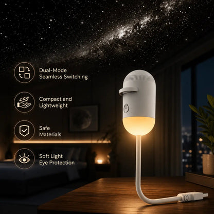 SnapNest AstroGlow™ 360° Galaxy Projector