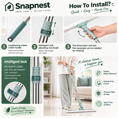 Snapnest™ EasyClean 360° Spin Mop