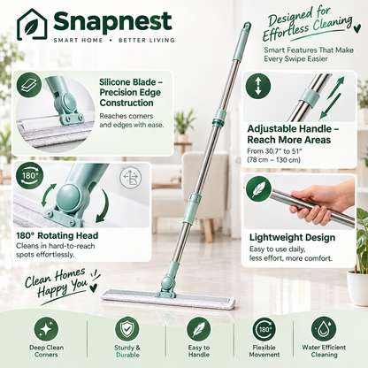 Snapnest™ EasyClean 360° Spin Mop