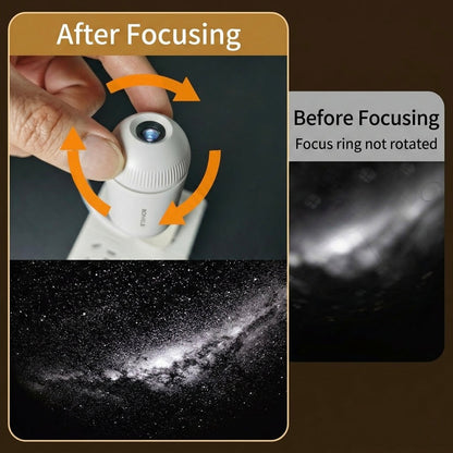 SnapNest AstroGlow™ 360° Galaxy Projector
